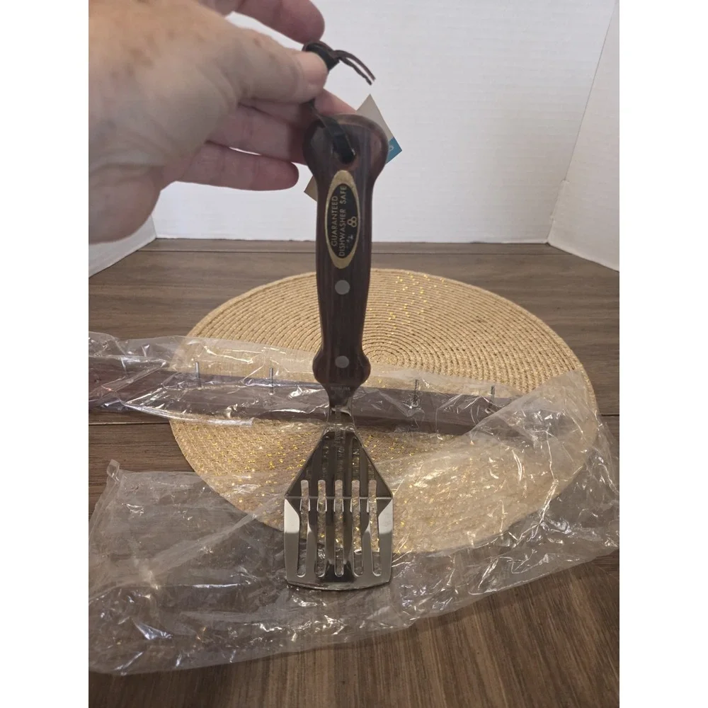 Armstrong set of hanging kitchen utensils Vintage Stainless Steel